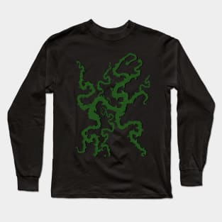 Vines (black background) Long Sleeve T-Shirt